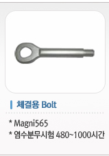 체결용 Bolt
Magni565
염수분무시험 480~1000시간